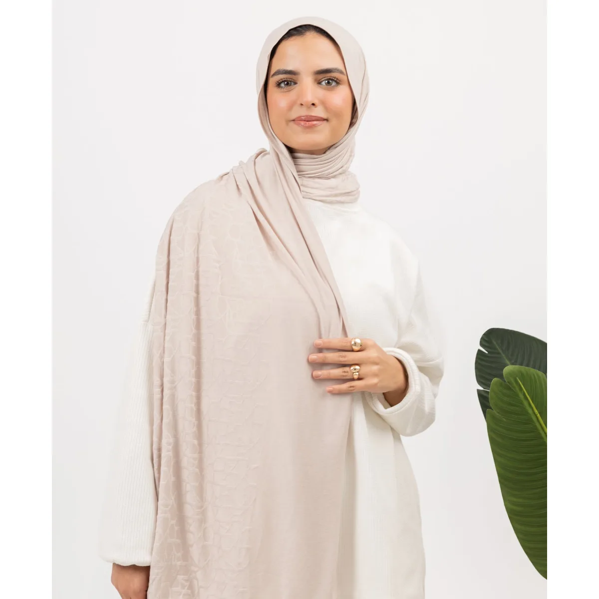 طرحة قطن ليكرا Crackle من لو فوال