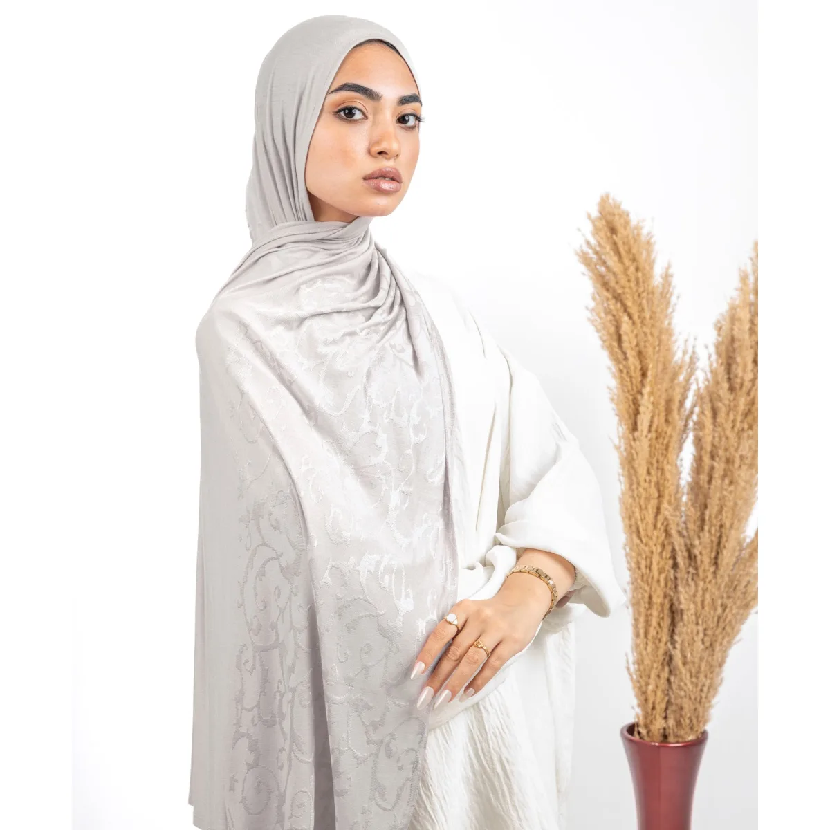 طرحة قطن ليكرا Scroll من لو فوال
