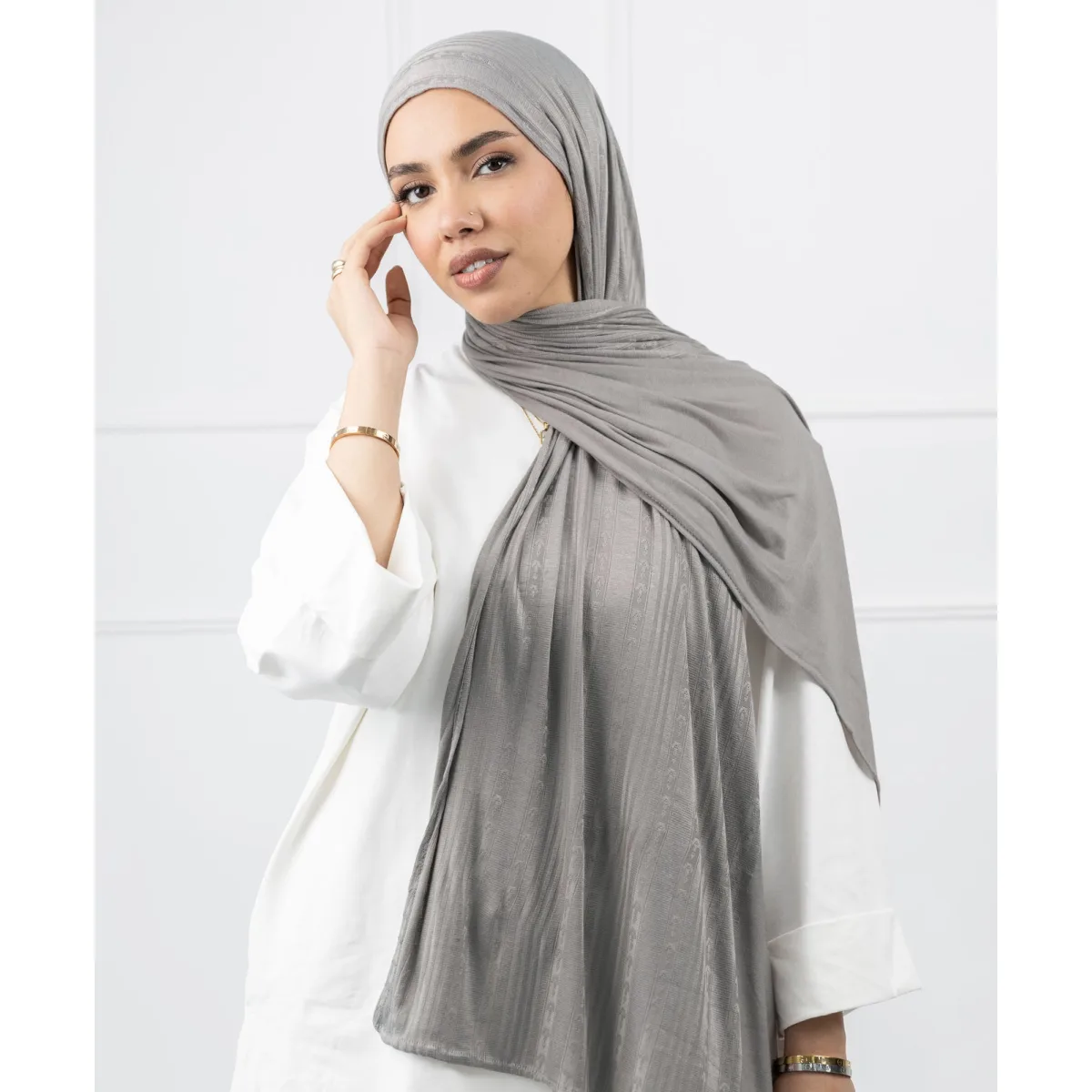 Le Voile Arrows Lined Lycra Scarf