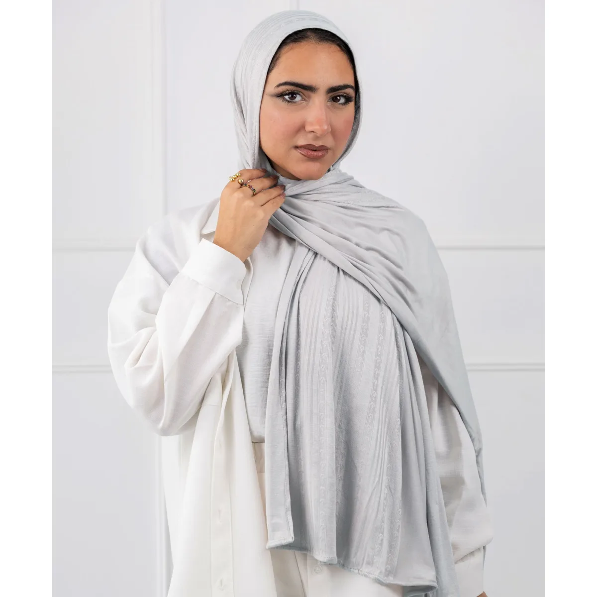 Le Voile Arrows Lined Lycra Scarf