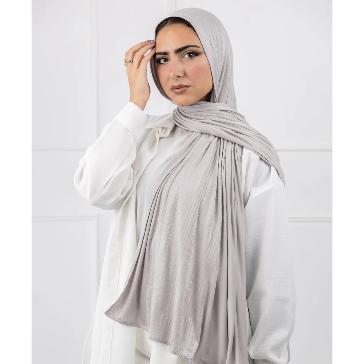 Le Voile Arrows Lined Lycra Scarf