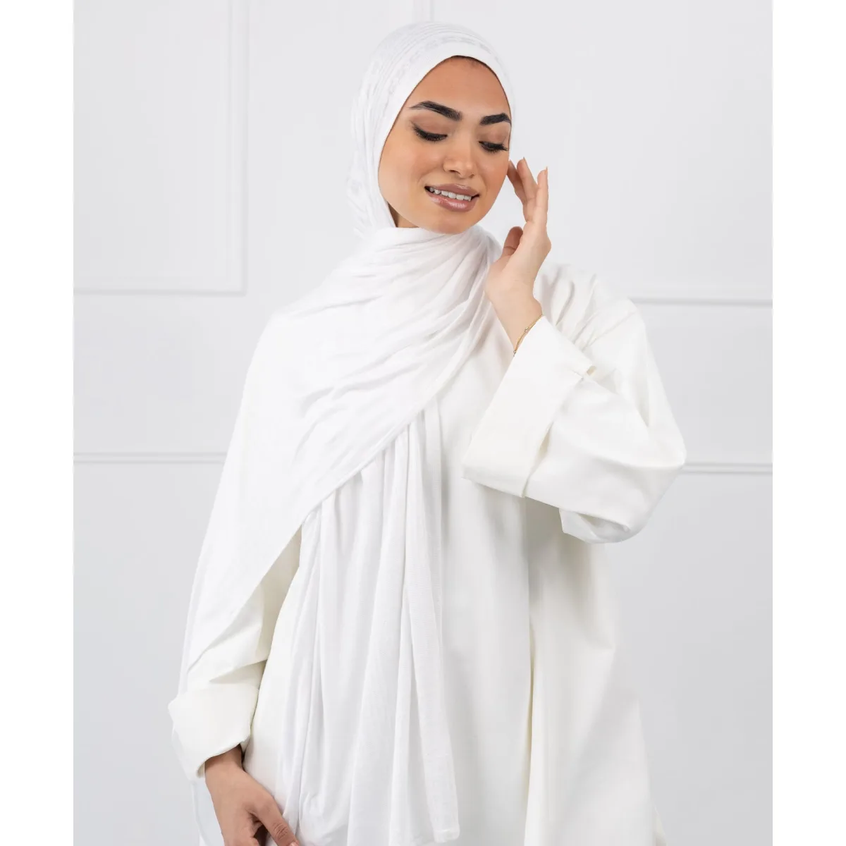 Le Voile Arrows Lined Lycra Scarf