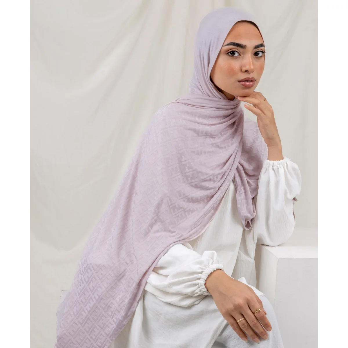 Le Voile Plain F Lycra Scarf