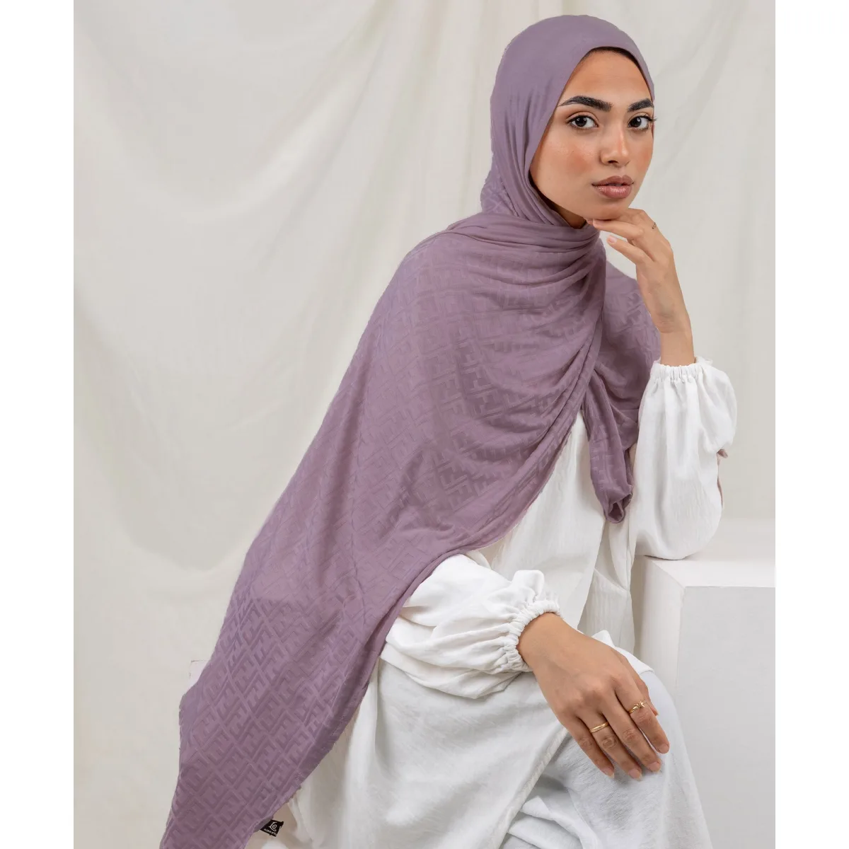 Le Voile Plain F Lycra Scarf