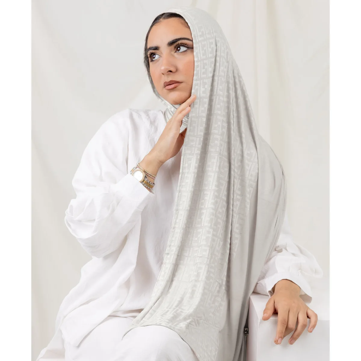 Le Voile Plain F Lycra Scarf
