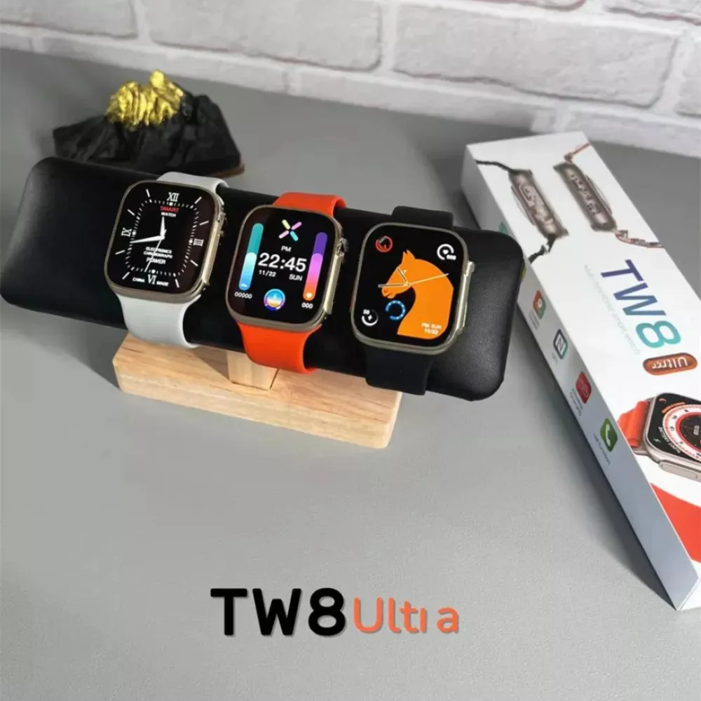 ساعة ذكية TW8 Ultra بشاشة 1.99 بوصة