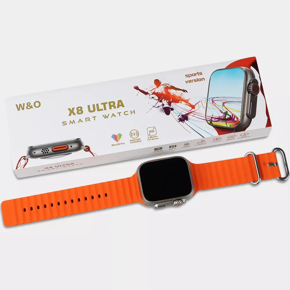 ساعة ذكية X8 Ultra بشاشة 2.08 بوصة