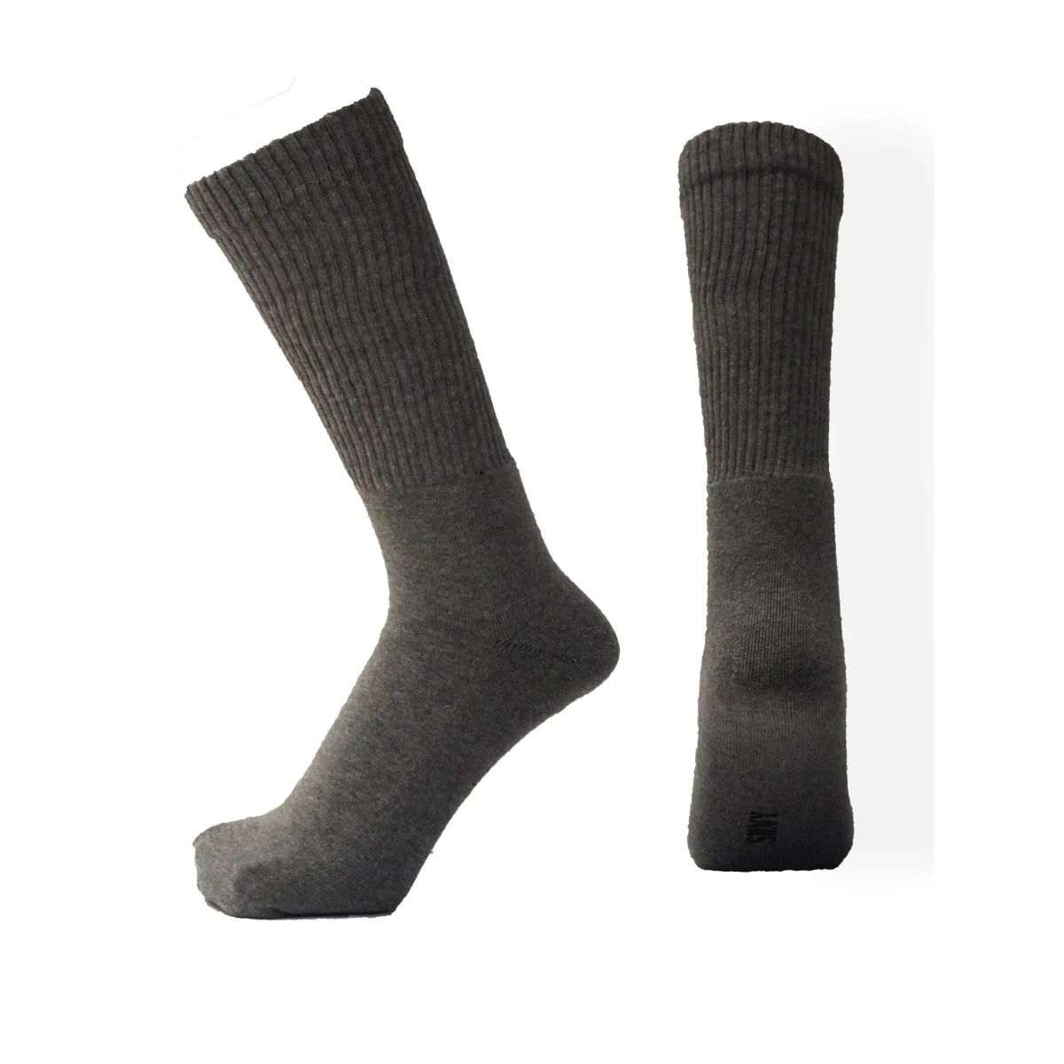 Silvy Men's Half-Terry Cotton Sports Socks